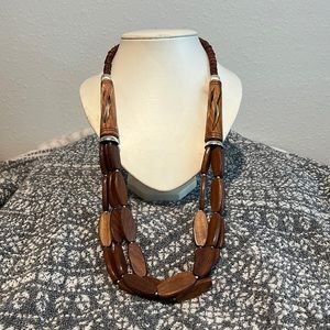 Wooden necklace